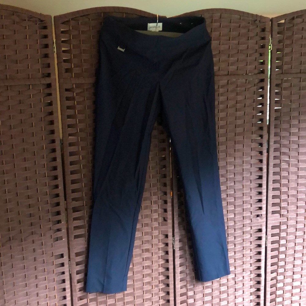 Navy Blue Peck & Peck Pants